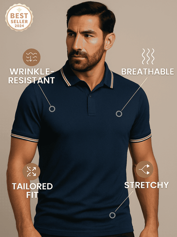 |Bundle 3| Men’s T-Shirt – Crease-Resistant, Odour-Control and Ultra-Comfortable!