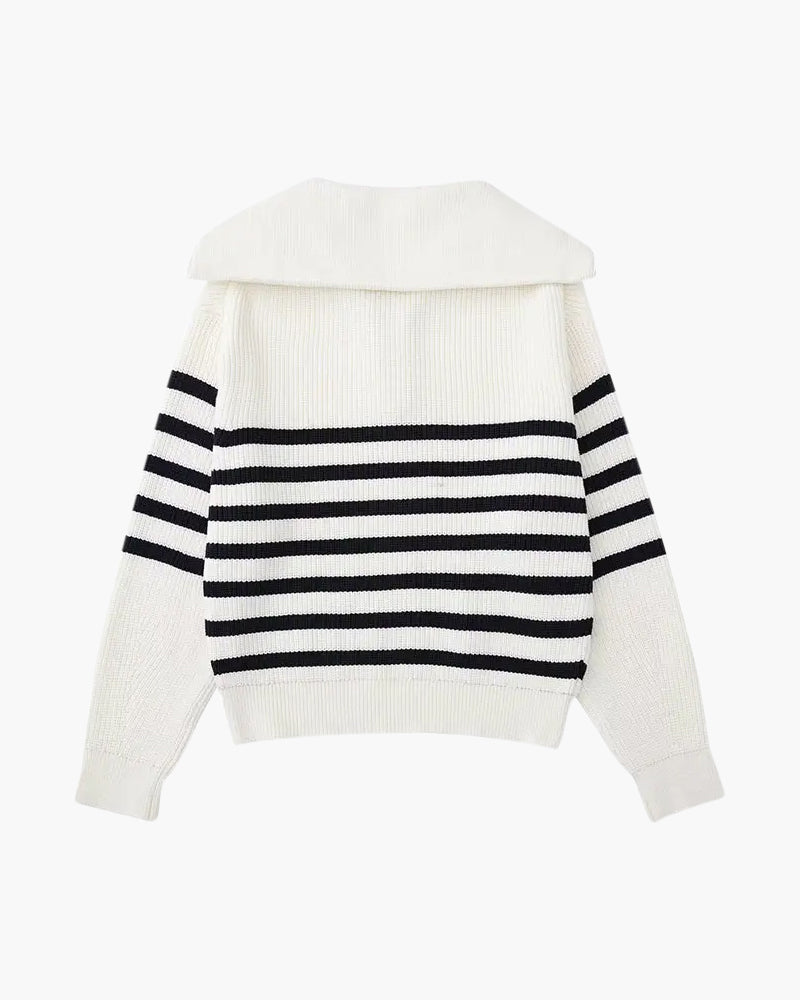 Ravernn Crest Zip Sweater